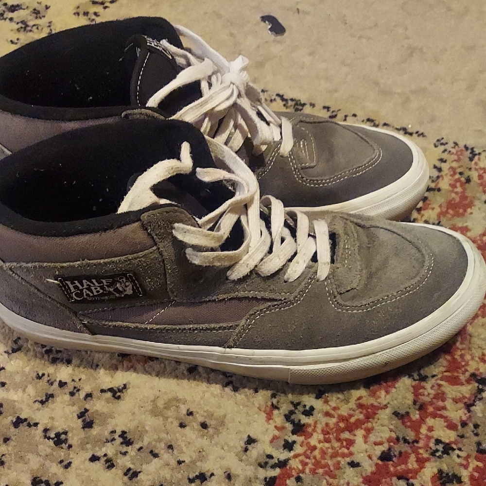 Vans Gray and Black Men's Sneakers